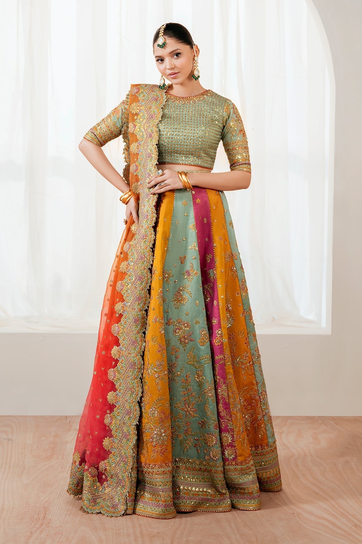 EMBROIDERED SILK