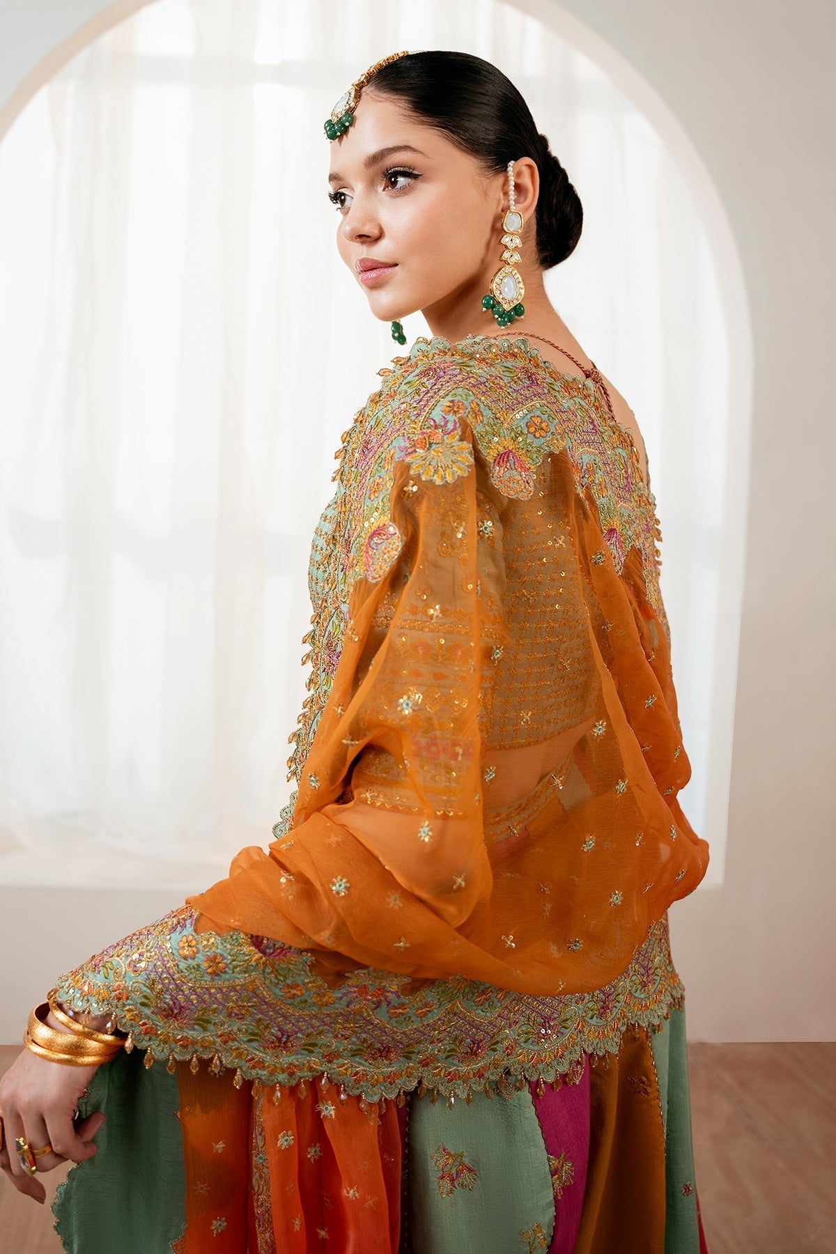 EMBROIDERED SILK