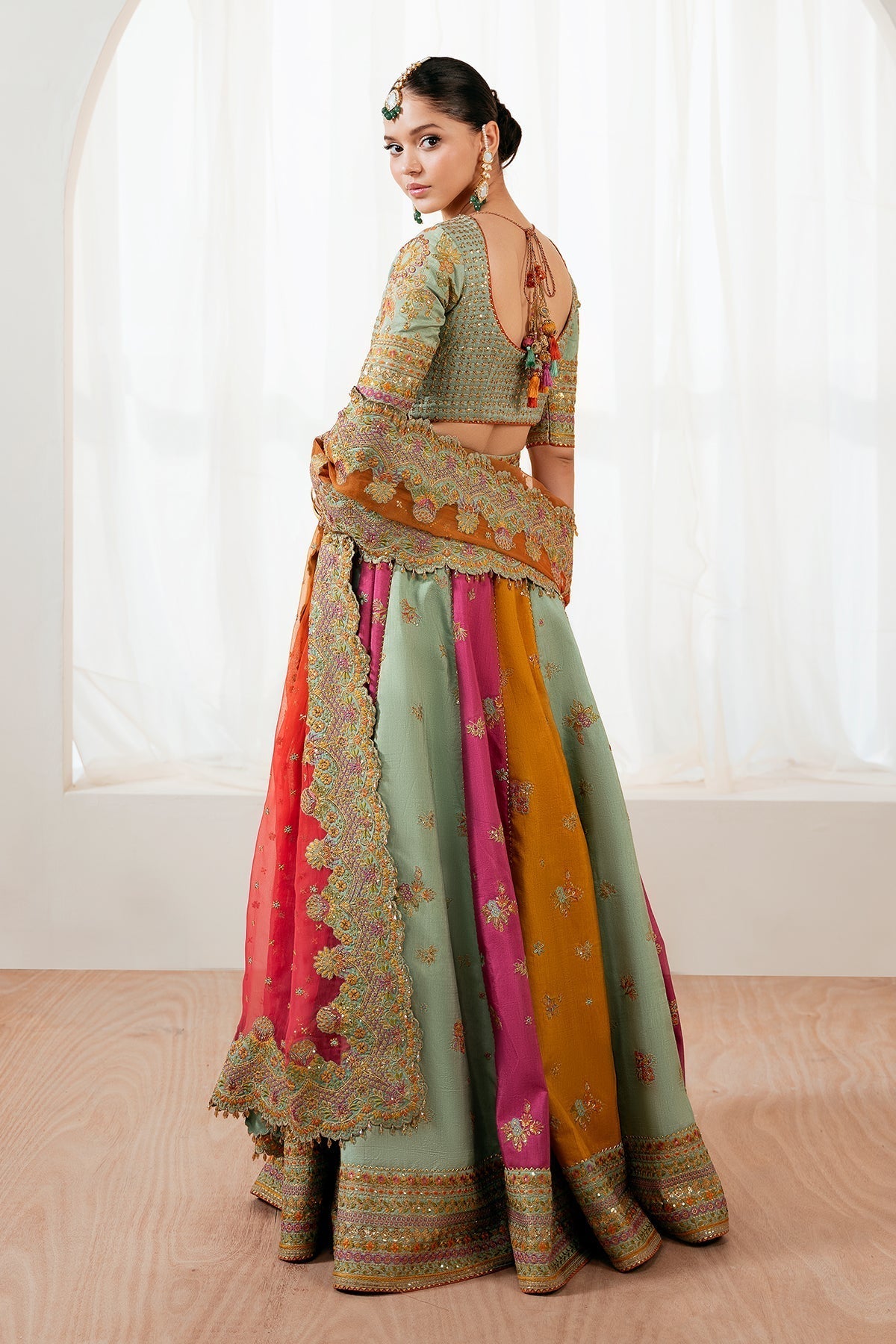 EMBROIDERED SILK