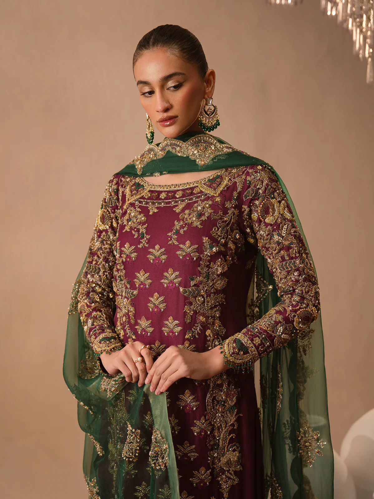 Burgundy Dusk - Abeera Usman